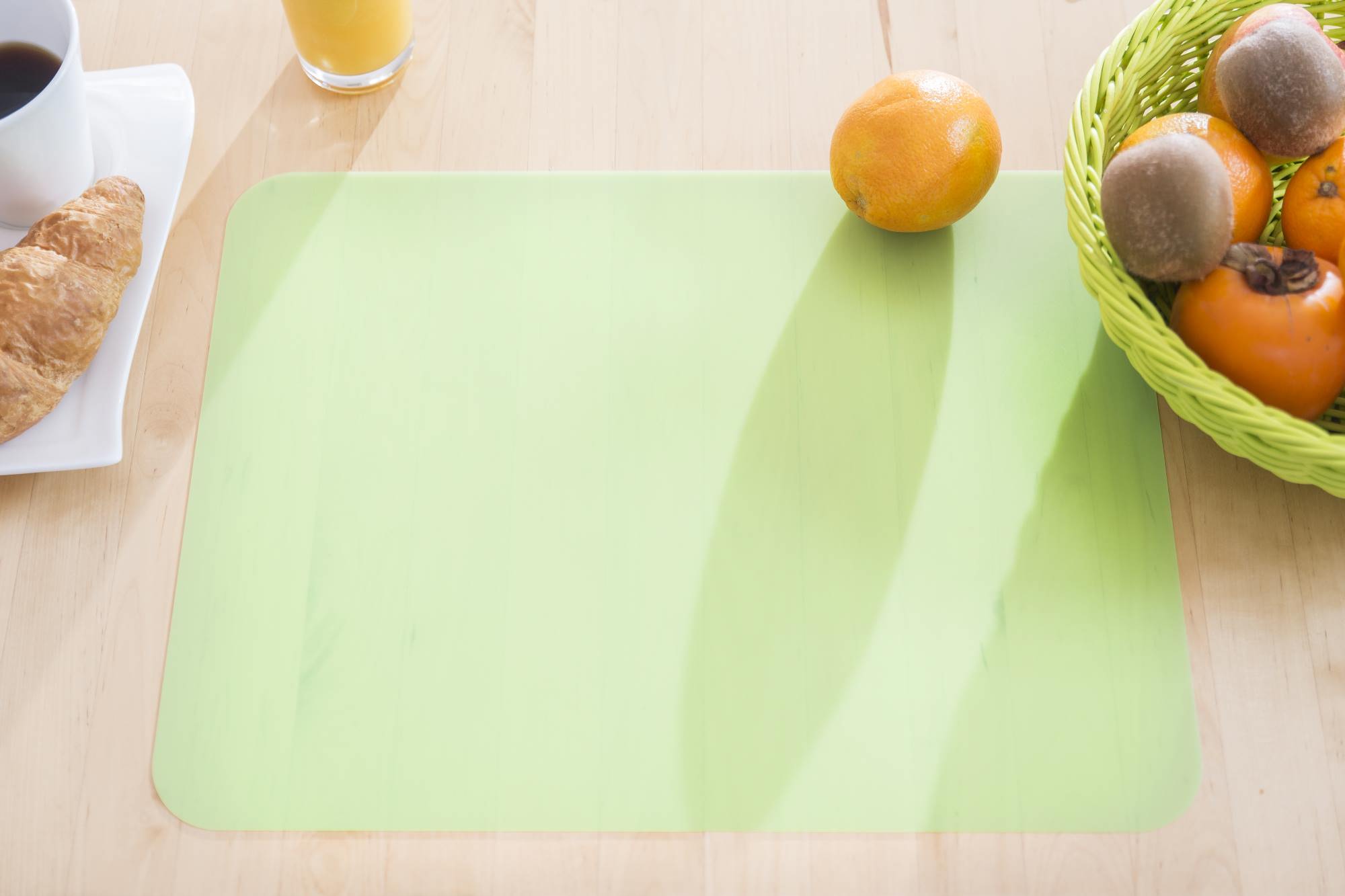 Tischset abgerundet grün